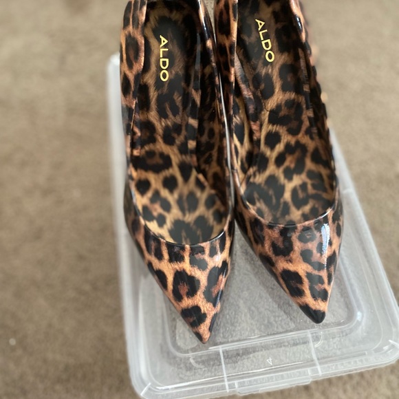 Cute leopard print heels - Picture 4 of 5